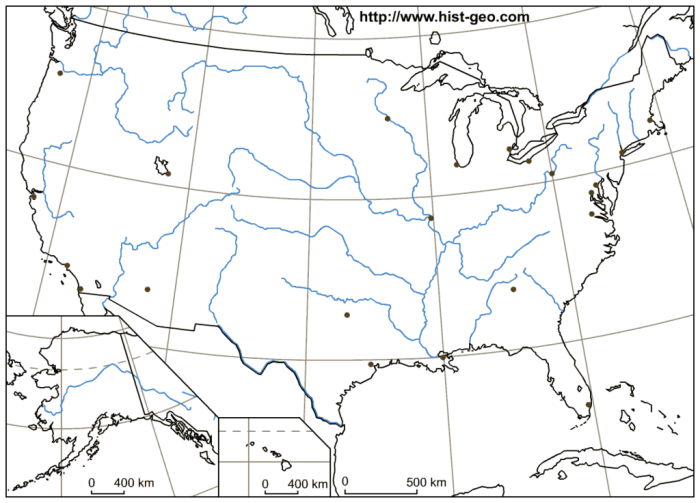 Us bodies of water quiz