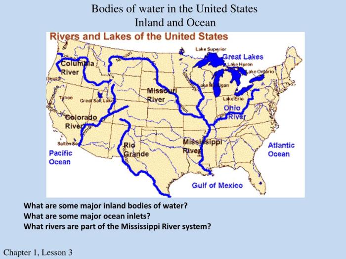 America north water bodies continent river columbia missouri mississippi colorado series ppt powerpoint presentation rio grande ohio slideserve