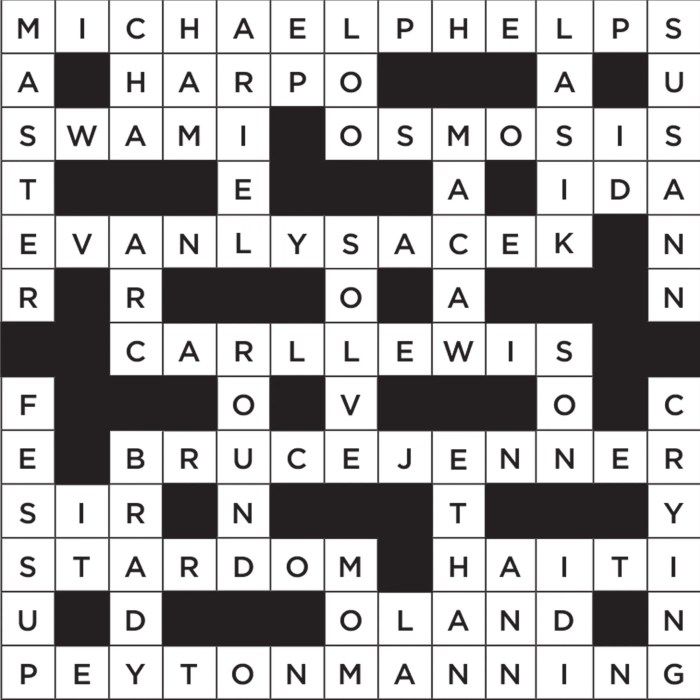 History buff's crossword plus answers