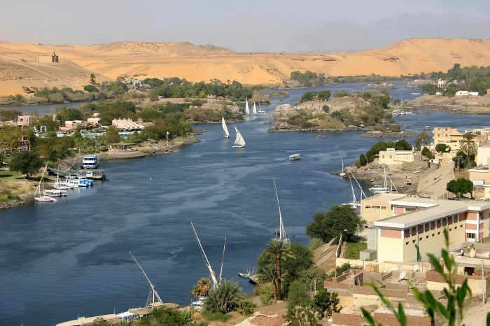 Nile aswan rivers