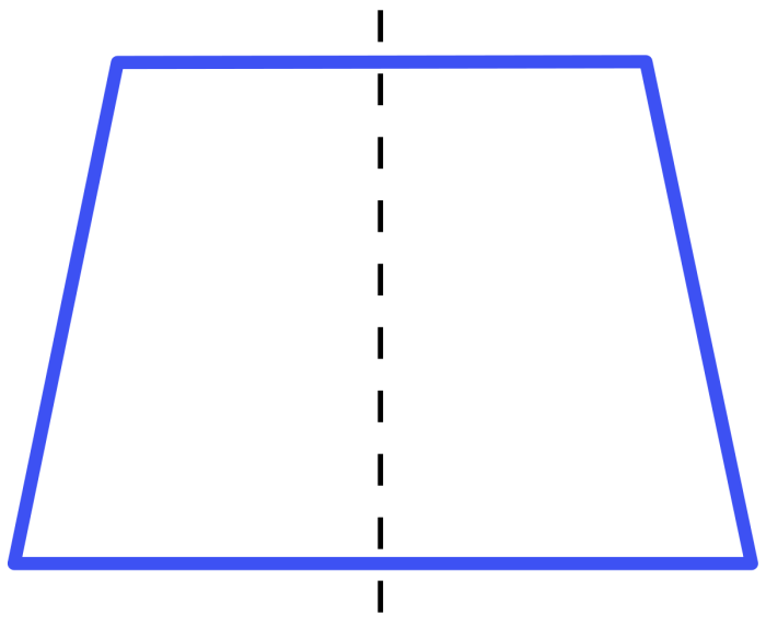 Trapezoid isosceles draw trapezium trapezoids area equal properties trapeziums two into parallel bisect parts line shape way brilliant bases sketchup