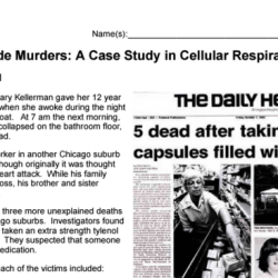 Chicago cyanide murders a case study on cellular respiration