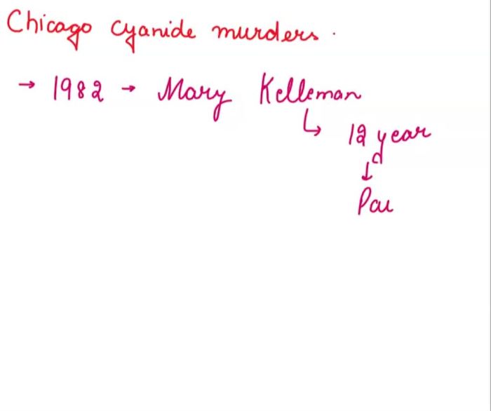 Chicago cyanide murders a case study on cellular respiration