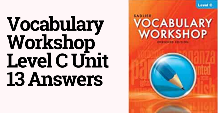 Sadlier vocabulary workshop level c answers